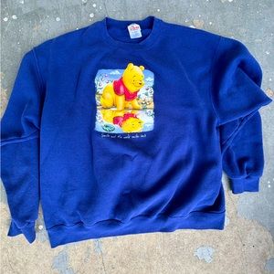 Disney 00’s Winnie the Pooh Mushroom Crewneck🍯